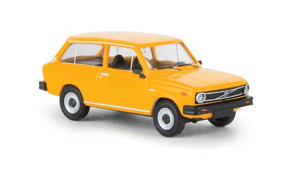1975 Volvo 66 Station Wagon - Assembled -- Yellow-Orange