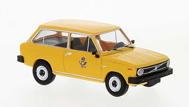 1975 Volvo 66 Station Wagon - Assembled -- German Post (yellow, black, German Lettering)