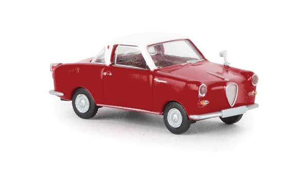 1957-1960s Goggomobile Coupe - Assembled -- Red, White