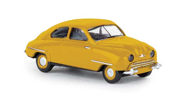 1949-1956 Saab 92 2-Door - Assembled -- Yellow