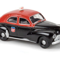 1948-1960 Peugeot 203 Sedan - Assembled - Drummer -- Taxi (black, red, French Lettering)