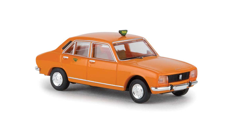 1968-1983 Peugeot 504 Sedan - Assembled -- Taxi (orange)