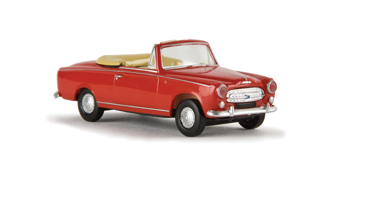 1955-67 Peugeot 403 Convertible - Assembled - Drummer -- Red