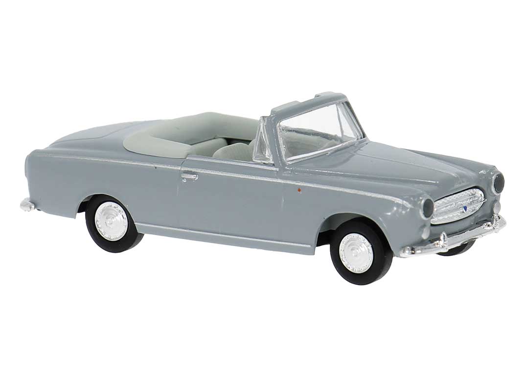 1955-1967 Peugeot 403 Convertible - Assembled -- Top Down (gray)