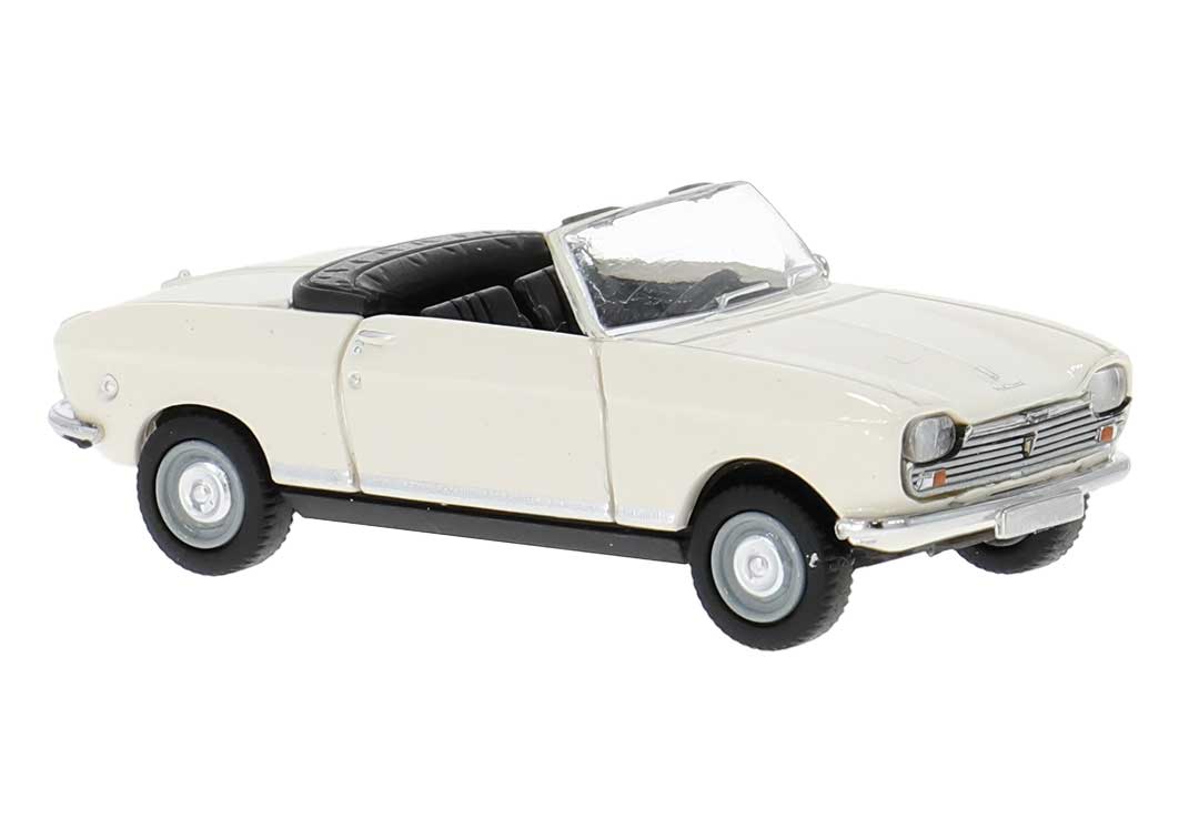 Peugeot 204 Convertible - Assembled -- Top Down (white)