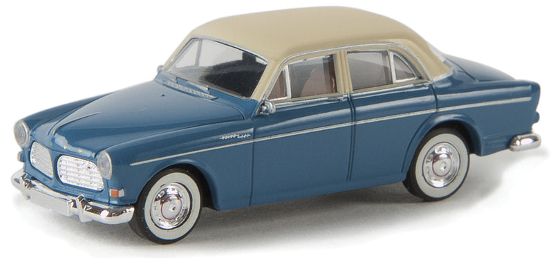 1956-69 Volvo Series 120 Amazon 4-Door Sedan - Assembled -- Azure Blue, Ivory