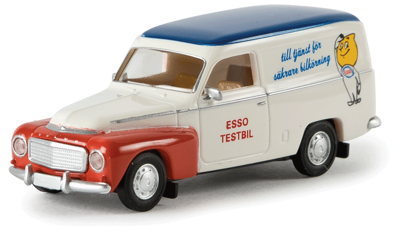 1954-69 Volvo Duett Kombi (No Side Windows) Station Wagon - Assembled -- Esso Testbil (German Lettering)