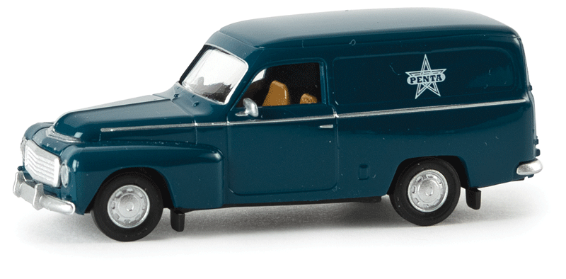 1954-69 Volvo Duett Kombi Station Wagon Cargo Delivery - Assembled -- Penta (blue, white)