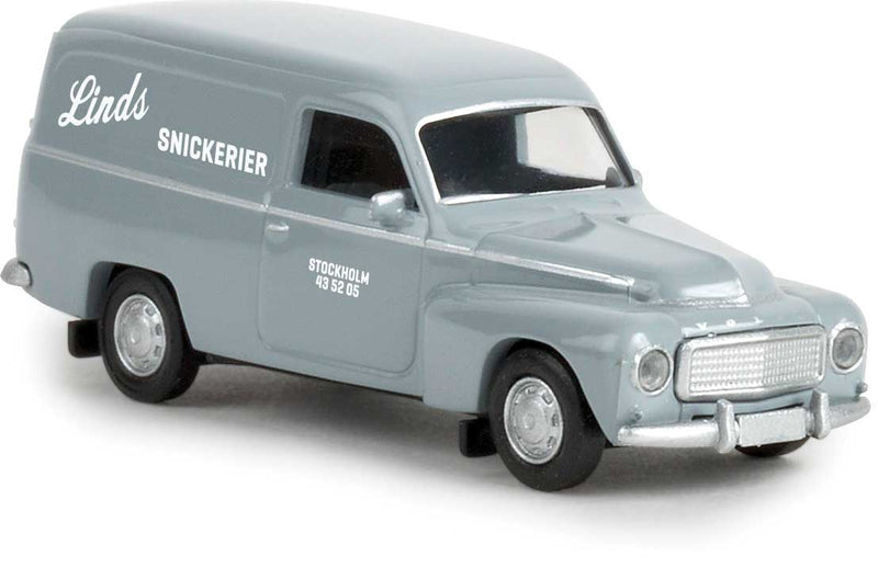 1954-1969 Volvo Duett Delivery (No Side Windows) Station Wagon - Assembled -- Linds Snickerier (gray, German Lettering)