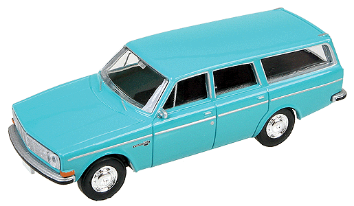 1968-73 Volvo Series 145 Station Wagon - Assembled -- Turquiose