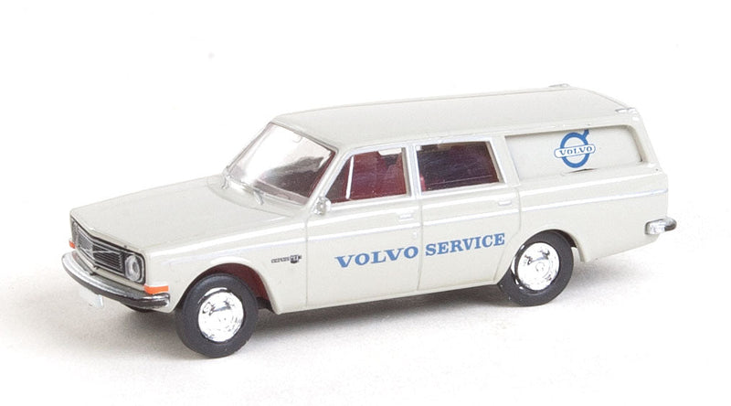 1968-73 Volvo Series 145 Station Wagon - Assembled -- Volvo Service (gray, German Lettering)