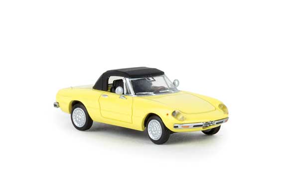 1969-1982 Alfa Romeo Spider Fastback - Assembled -- Red, Black