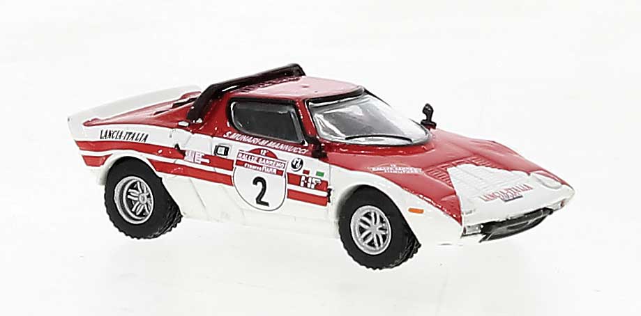 Lancia Stratos HF - Assembled -- #2 Rallye San Remo '79 (red, white)
