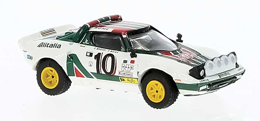 Lancia Stratos HF - Assembled -- Sandro Munari #10 (1976 Sieger Monte Carlo, white, green, red)