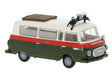 1961-1991 Barkas B 1000 Passenger Van - Assembled -- Volkspolizei (green, white, red, German Lettering)