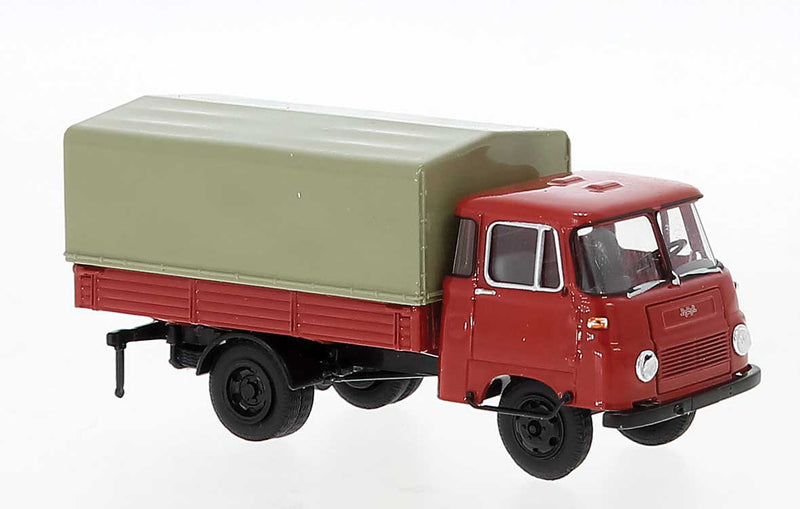 Robur LO 2501 PP Box-Body Delivery Truck - Assembled -- Orange, White, Black