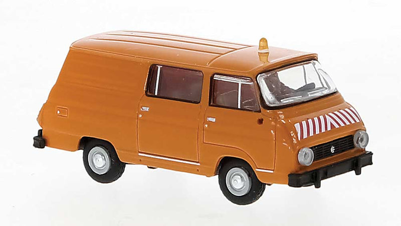 1969 Skoda 1203 Half-Passenger Van - Assembled -- Municipal Service (orange, red, white)