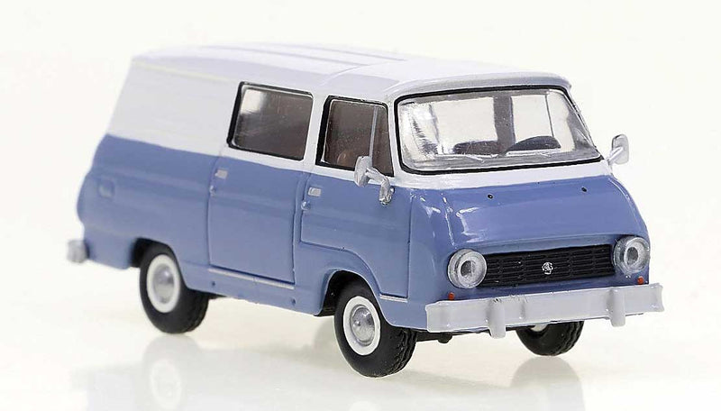 1969 Skoda 1203 Half-Passenger Van - Assembled -- Blue, White