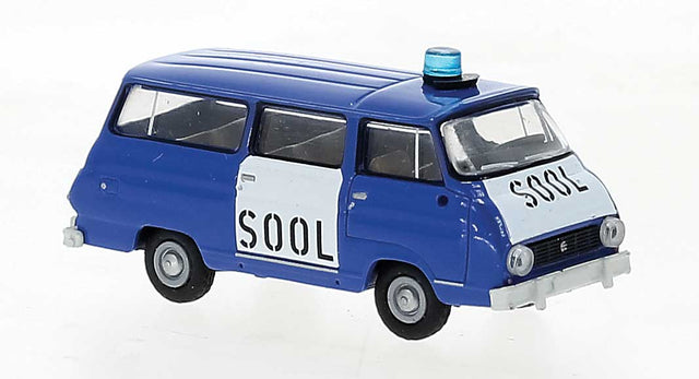 1969 Skoda 1203 Passenger Van - Assembled -- SOOL (blue, white, German Lettering)