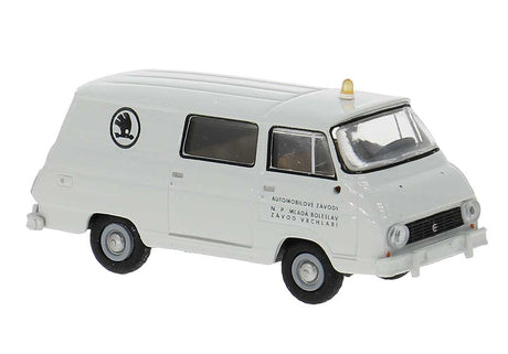 1969 Skoda 1203 Passenger Van - Assembled -- Skoda (white, black, German Lettering)