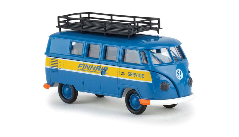 1960-1963 Volkswagen Kombi T1b Passenger Van - Assembled -- Finnair Service (blue, yellow)