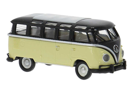 1960-1963 Volkswagen Samba T1b Passenger Van - Assembled -- Beige, Black