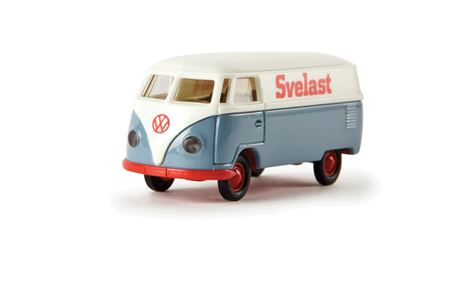 1950-1954 Volkswagen T1a Kasten Cargo Van - Assembled -- Svelast (German Lettering)