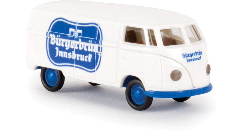 1950-1954 Volkswagen T1a Kasten Cargo Van - Assembled -- Burgerbrau Innsbruck (white, blue, German Lettering)