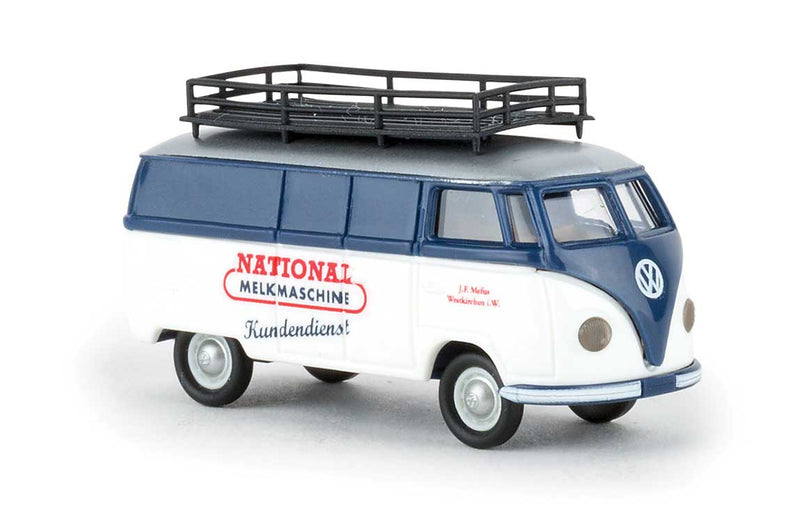 1950-1954 Volkswagen T1a Kasten Cargo Van - Assembled -- National (blue, white, red, German Lettering)