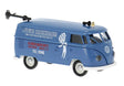 1960-1963 Volkswagen T1b Kasten Cargo Van - Assembled -- Kriechbaum VW (blue, whire, red, German Lettering)