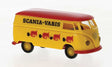 1960-1963 Volkswagen T1b Kasten Cargo Van - Assembled -- Scania-Vabis (yellow, red, Swedish Lettering)