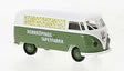 1960-1963 Volkswagen T1b Kasten Cargo Van - Assembled -- Norrkopings Tapetfabrik (white, green, German Lettering)