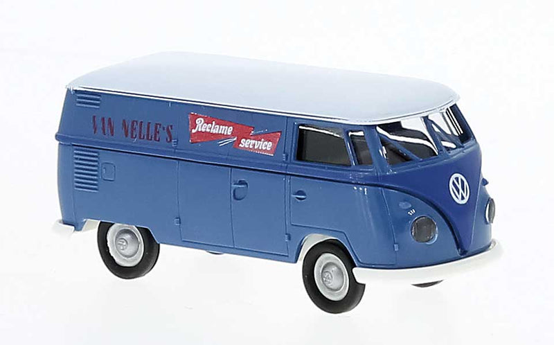 1960-1963 Volkswagen T1b Kasten Cargo Van - Assembled -- Van Nelles' Reclame Service (blue, white, red, French Lettering)