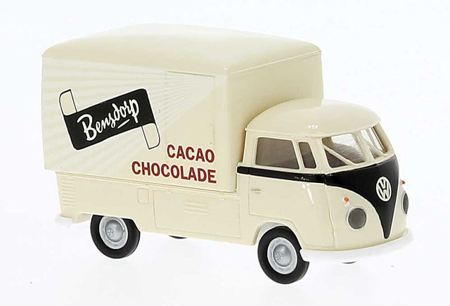 1960-1963 Volkswagen Pritsche T1b Pickup w/Large Cover - Assembled -- Bensdorp (ivory, black, red, Dutch Lettering)