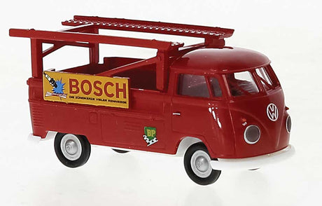 1960-1963 Volkswagen Pritsche T1b Pickup w/Auto Rack - Assembled -- Bosch (red, yellow, German Lettering)