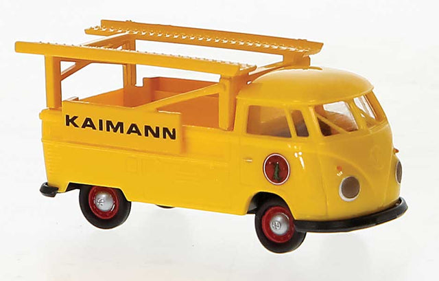 1960-1963 Volkswagen Pritsche T1b Pickup w/Auto Rack - Assembled -- Kaimann (yellow, red)