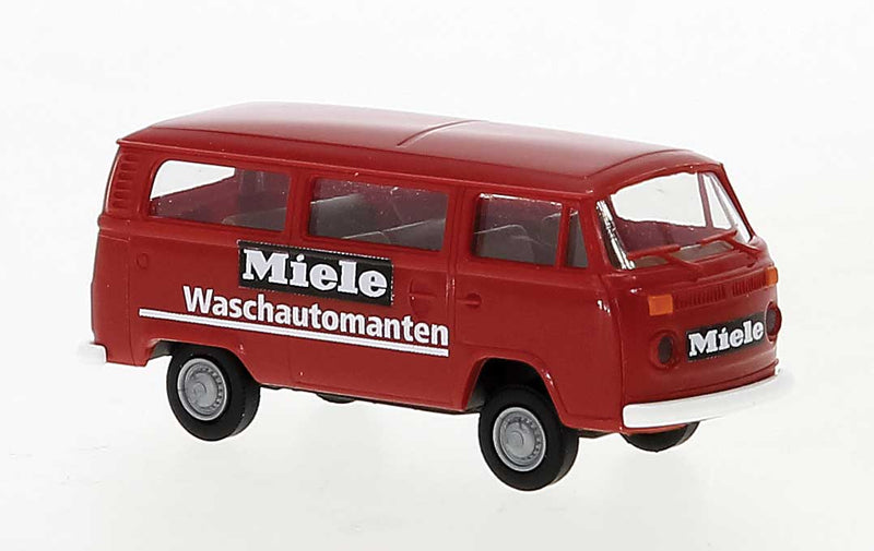 1973-1979 Volkswagen Kombi T2 Passenger Van - Assembled -- Miele (red, white, German Lettering)