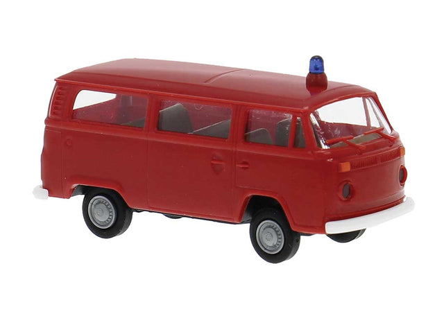 1973-1979 Volkswagen Kombi T2 Passenger Van - Assembled -- Fire Department, Economy (red)