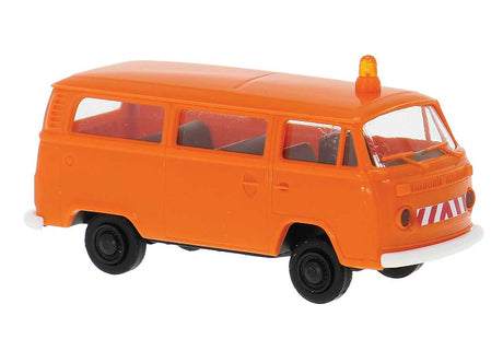 1973-1979 Volkswagen Kombi T2 Passenger Van - Assembled -- City Works Department, Economy (orange)