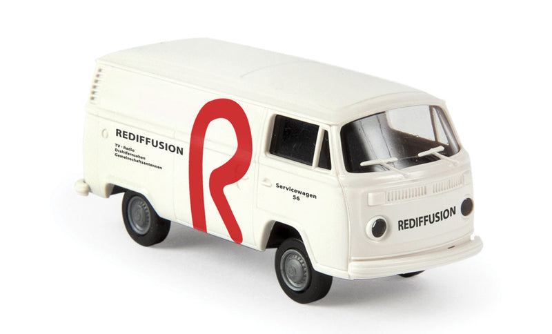 1973-1979 Volkswagen Kasten T2 Cargo Van - Assembled -- Rediffusion (white, red, German Lettering)