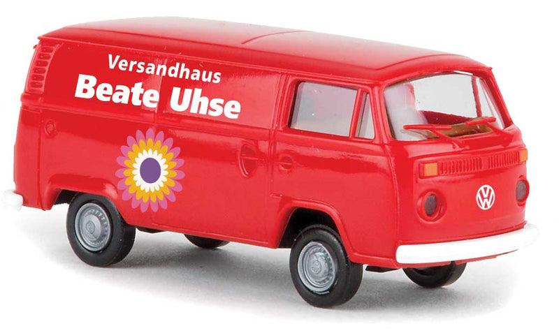 1973-1979 Volkswagen Kasten T2 Cargo Van - Assembled -- Beate Uhse (red, white, German Lettering)