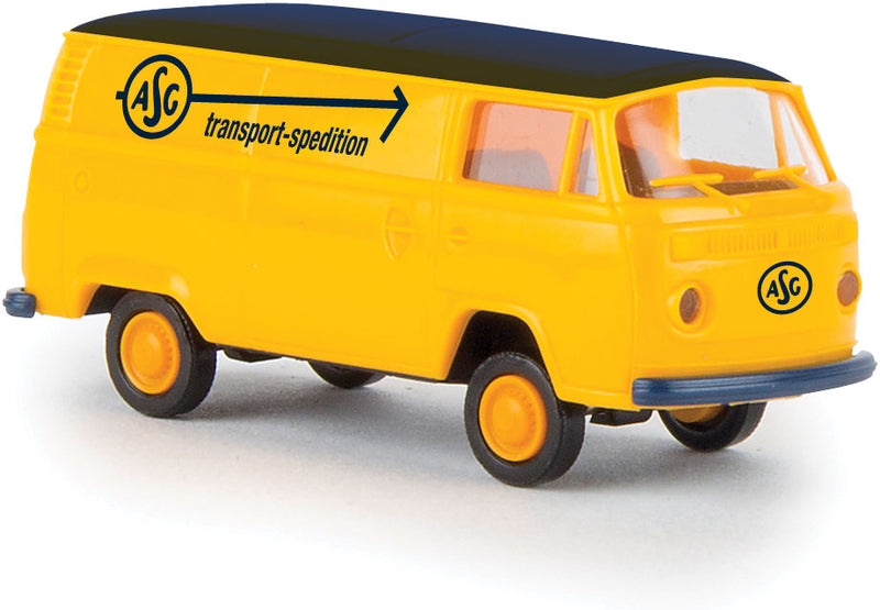 1973-1979 Volkswagen Kasten T2 Cargo Van - Assembled -- ASG (yellow, black, German Lettering)