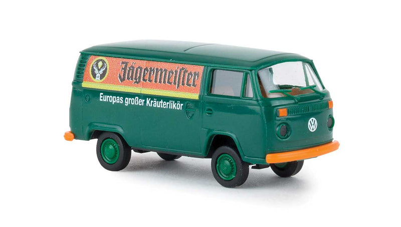 1973-1979 Volkswagen Kasten T2 Cargo Van - Assembled -- Jagermeister (green, orange, German Lettering)
