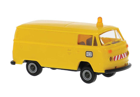 1973-1979 Volkswagen Kasten T2 Cargo Van - Assembled -- German Federal Railroad DB (yellow, black, German Lettering)