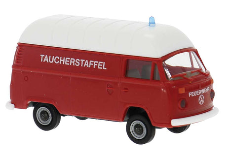 1973-1979 Volkswagen Kasten T2 Cargo Van - Assembled -- Brandweer Schiphol (yellow, orange, black, German Lettering)
