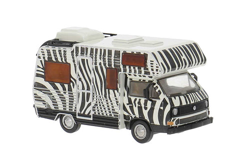 Volkswagen T3 Karmann Gipsy Camper - Assembled -- Safari Zebra Pattern
