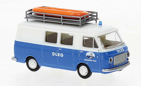 1967-1983 Fiat 238 Half-Passenger Van - Assembled -- DLRG der Ortsgruppe Stade (blue, white, German Lettering)