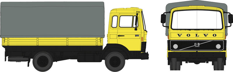 1970s Volvo F 613 Cab-Over Low-Side Delivery Truck - Assembled -- Yellow