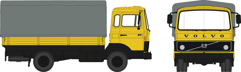 1970s Volvo F 613 Cab-Over Low-Side Delivery Truck - Assembled -- Orange