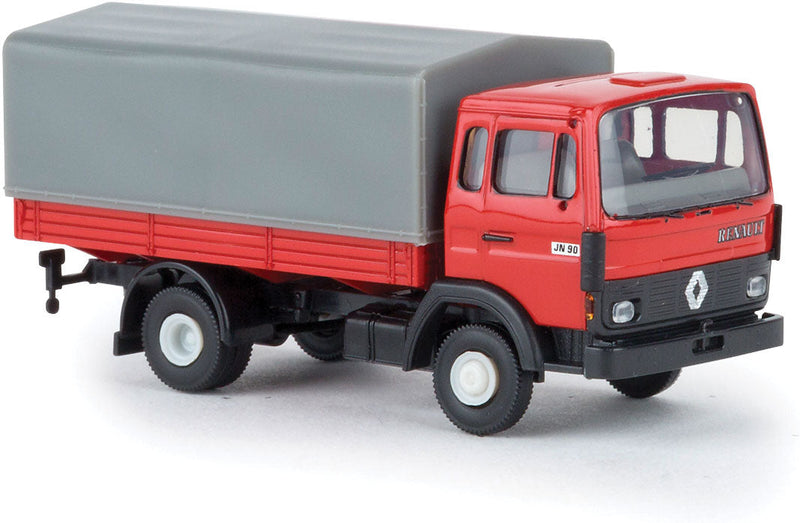1970s Renault JN 90 Cab-Over Low-Side Delivery Truck - Assembled -- Red, Gray